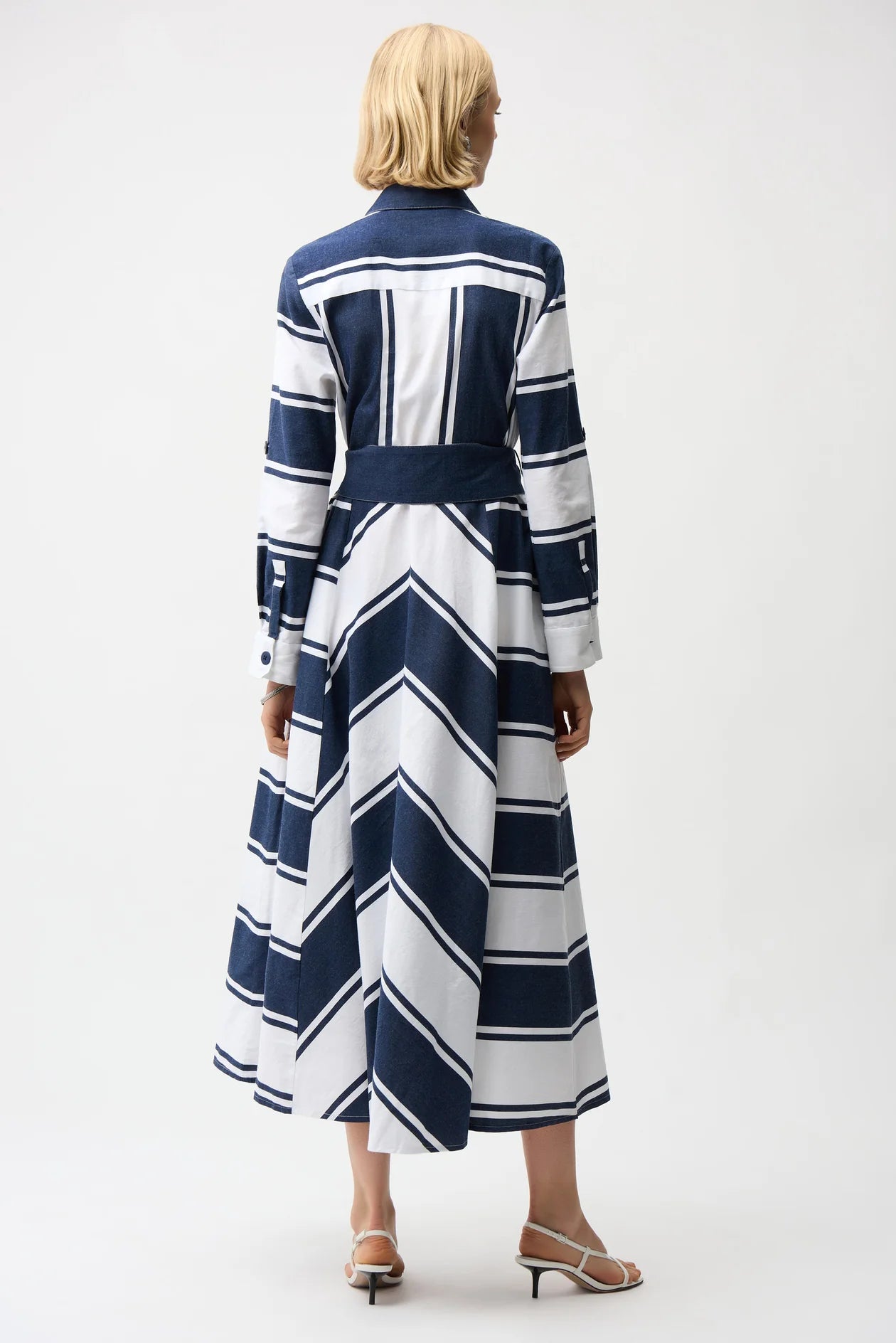 Contrast Colour Maxi Dress