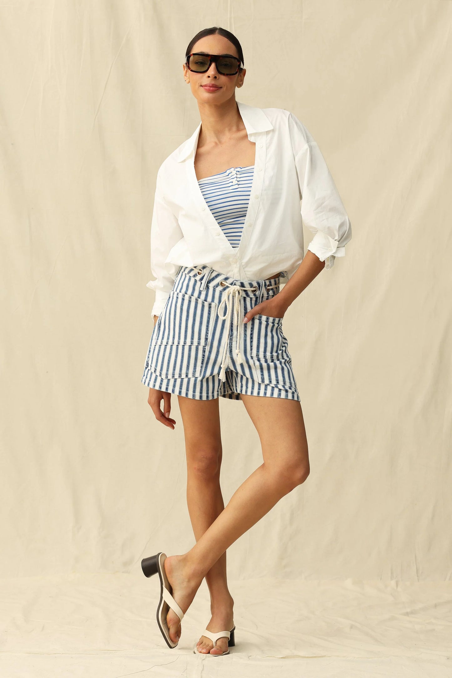 Tamsin High Rise Shorts