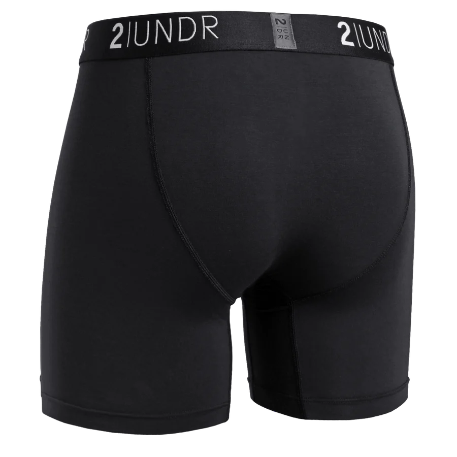 Swing Shift Boxer Brief - Black/Grey