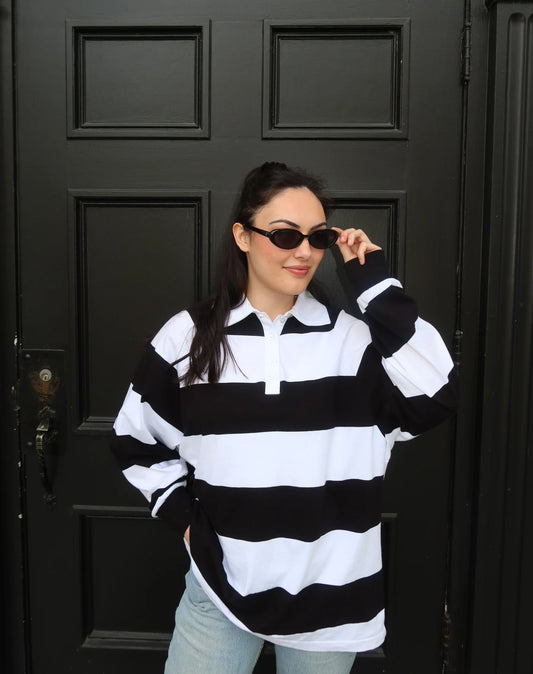 NYBF'S Polo Stripe Crew