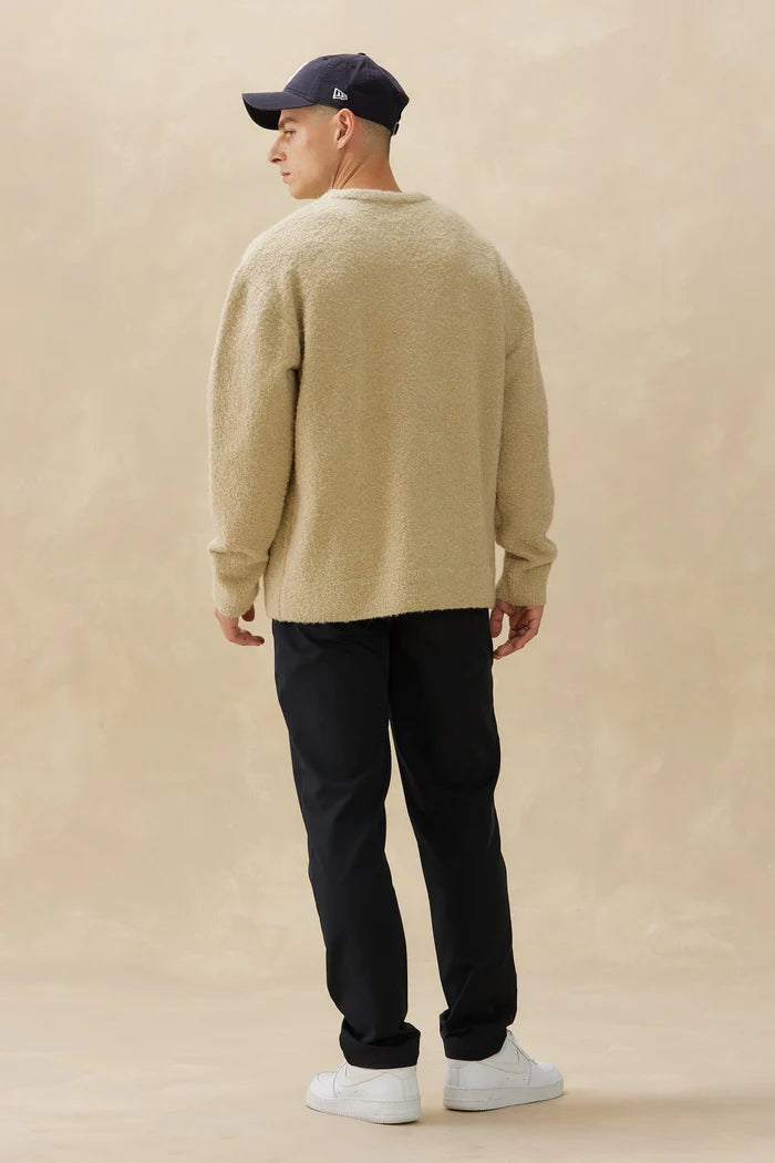 Textured Knit Crew