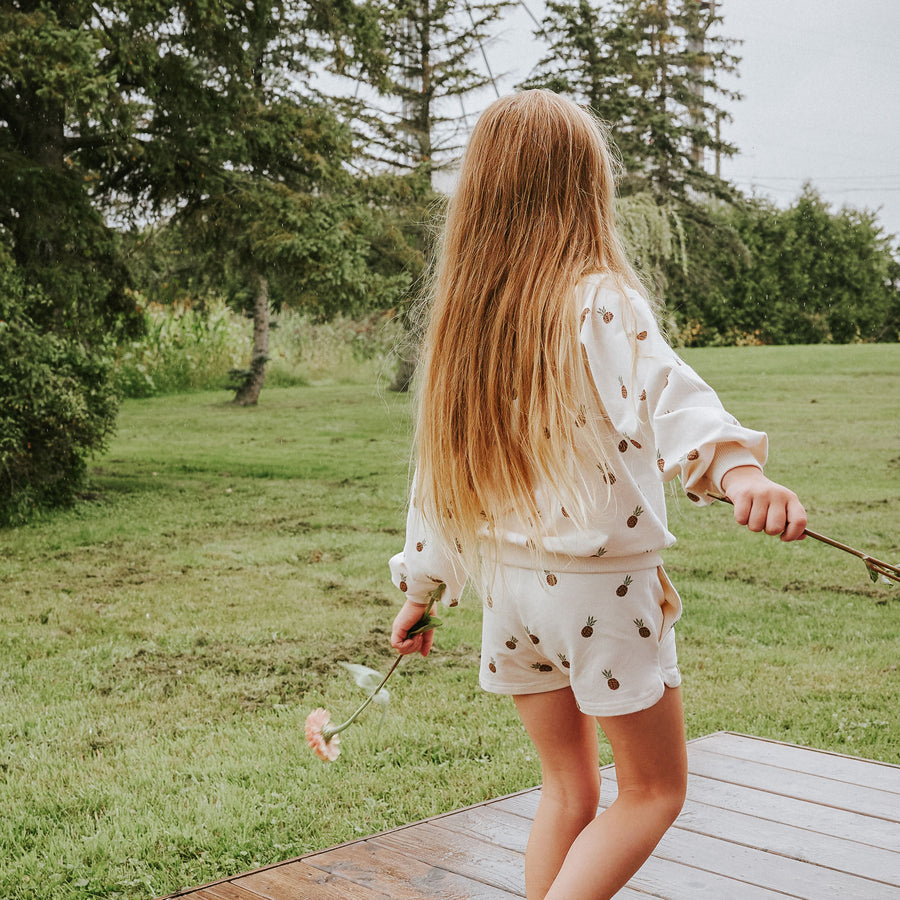 Pineapple Girl Shorts Knit (2-10yrs)