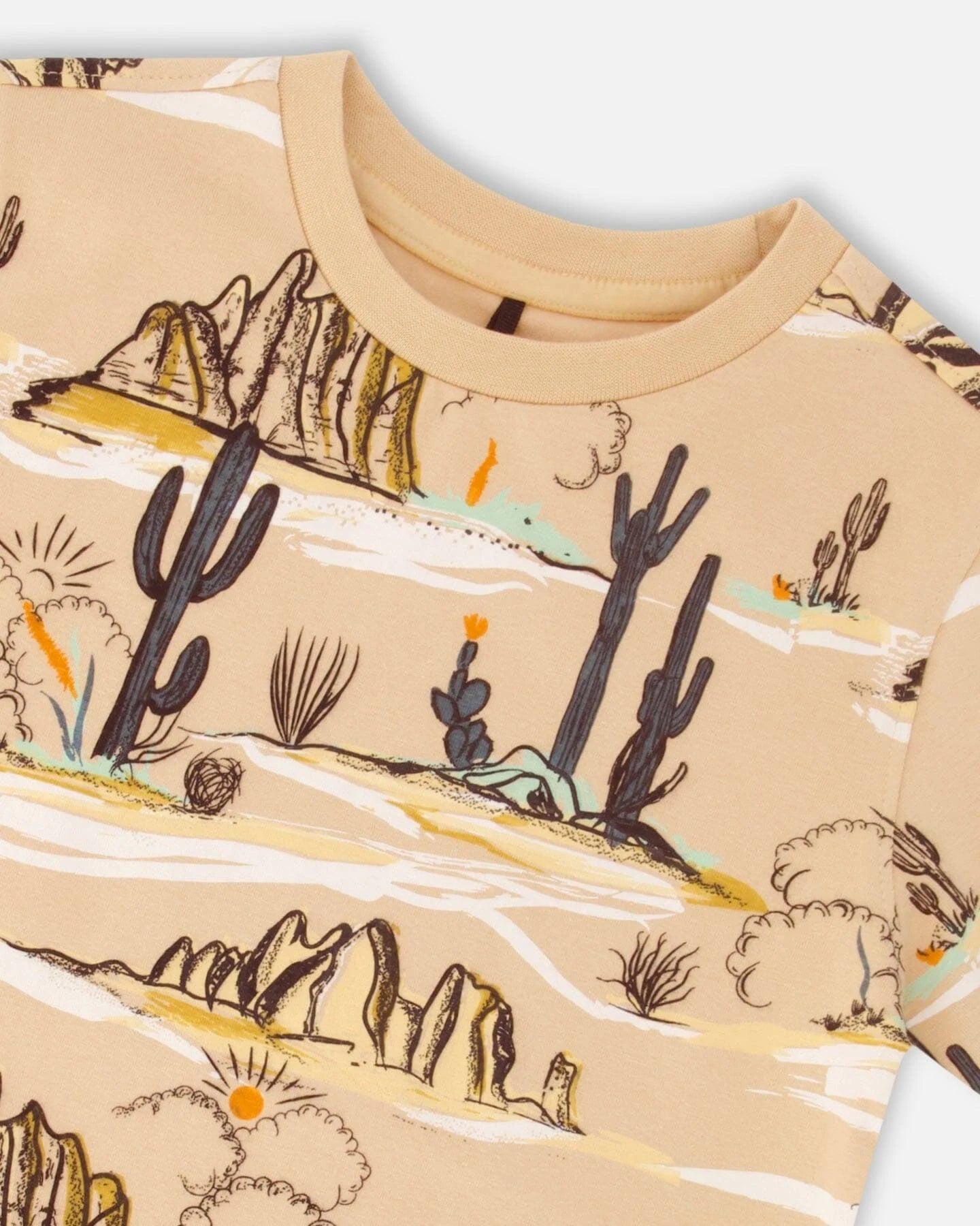 Ginger Root Printed Organic Jersey T-Shirt